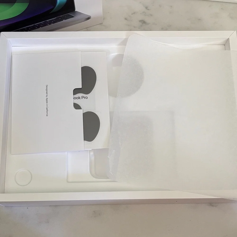 Apple MacBook Pro 13” Empty Box and Bag